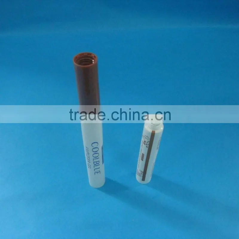 double PE tube for lip gloss and gel,two in one PE tube