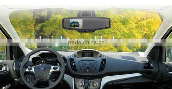 2.7 inch monitor Car Rearview Mirror With Parking Camera Car Monitor