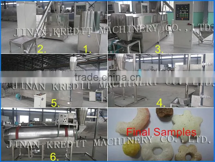 Snack Food Machine/Puffed Corn Snack Food Machine/Pellet Snacks Machinery