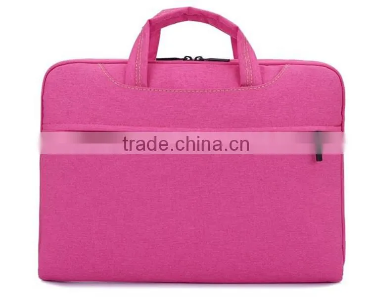 ultrathin fashion men and women laptop bag with accessories bag