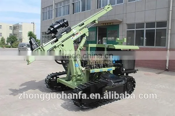 hot selling ! HF130Y small screw drilling rig for solar photovoltaic pile