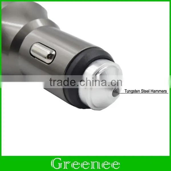 Newest Multifunction Car Charger Dual USB Tungsten Steel Safe Hammers for iPhone 6 6S Plus and Smartphones