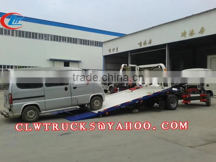 2015 good performance towing platform, Dongfeng wrecker tow trucks for sale