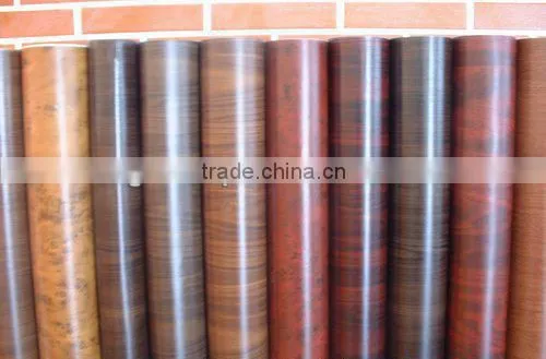 Customized PVC Wood Grain Film For Decoration