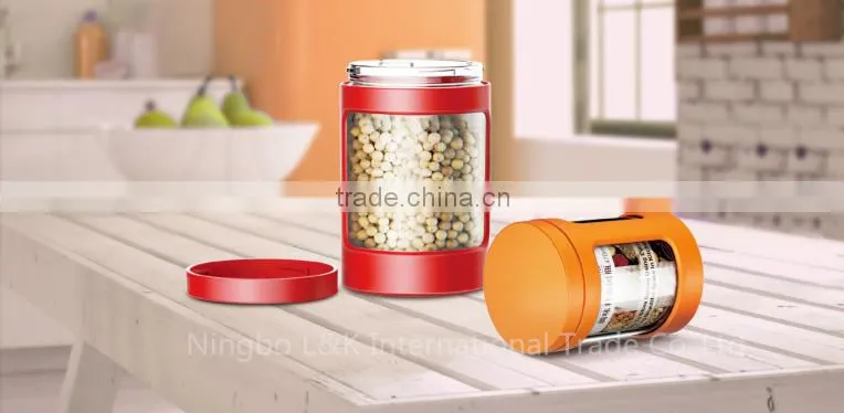 Glass spice jar /spice bottle/seasoning pot with window