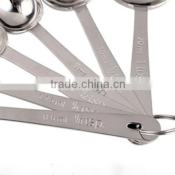 6 Piece Measuring Spoon Set for Cooking and Baking