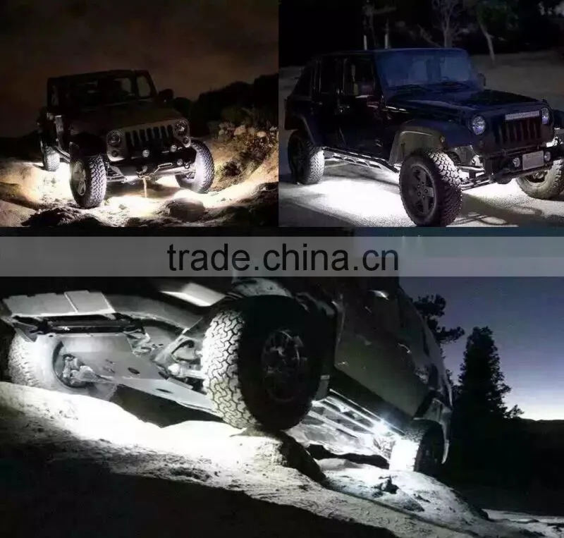 9W LED Colorful Transform Car Chassis lights Decorative Light, Adjustable brightness,changed with the car stereo rhythm.