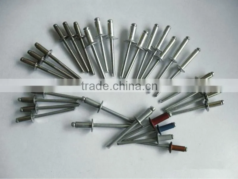Open Type Aluminum blind rivet with Domed head