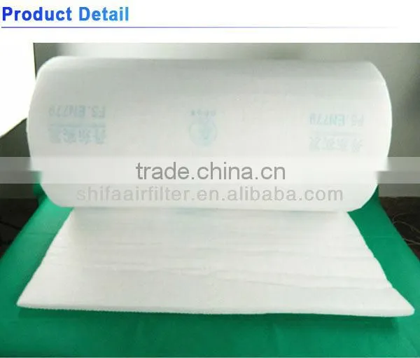 synthetic fiber air filter media of spraybooth