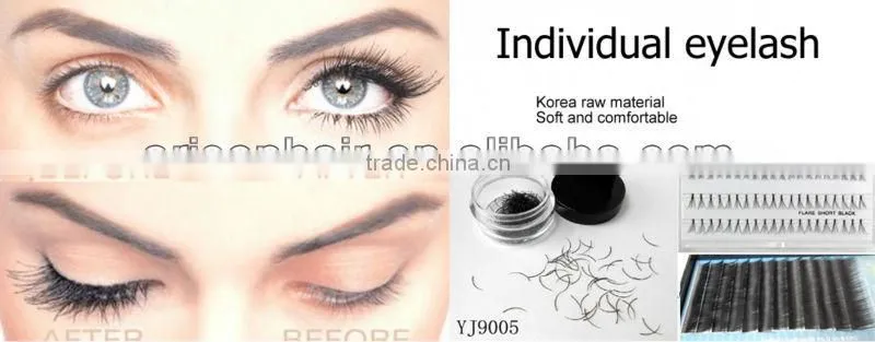 synthetic silk soft korean material eyelash extension
