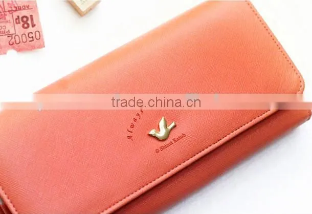 Hot Sale Fashion PU Women Famous Branded Wallet