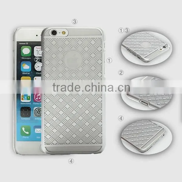 Lowest Price and MOQ, Laser Engraving With Your Own Design PC Hard Case for IP 6 4.7''