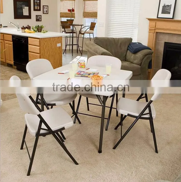 Modern Comfortable Leisure Portable Simple White Folding Cheap Wholesale Plastic Chair