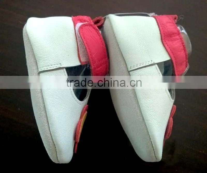 2016 girl boy baby sheep leather shoes soft sole