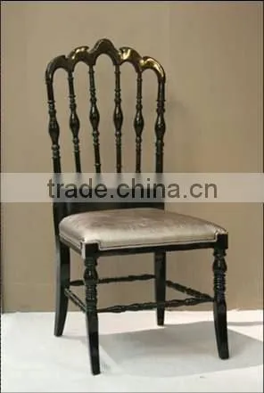 European new design solid wood chair leather chair with foshan guangzhou china