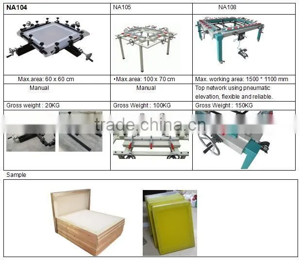 Mini manual silk screen stretching machine