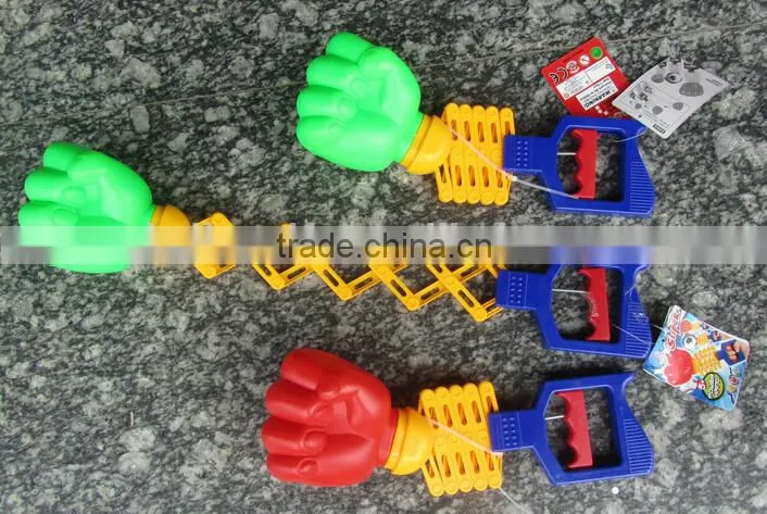 Sports little toy boxer,telescopic fist glove hand,sports toys for promotional gifts