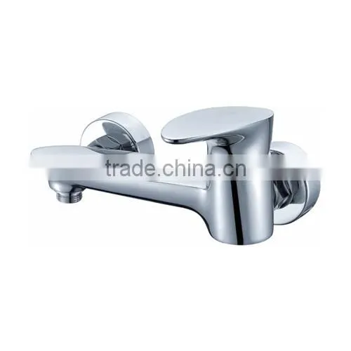 Deck mounted solid brass kitchen sink mixer tap from Heshan city