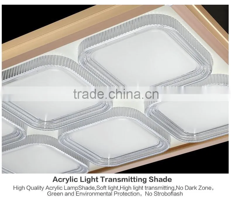 2016 New Design square aluminum led ceiling light 750X750mm