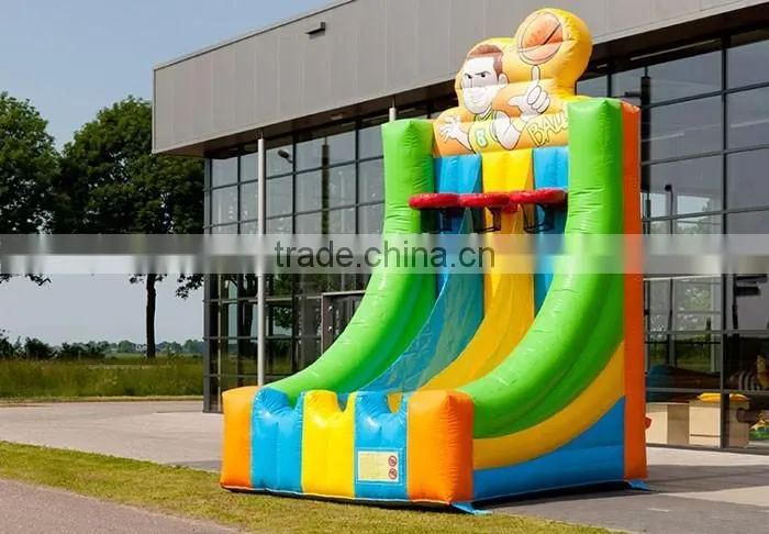 2016 giant inflatable basketball hoop basketball games for kids