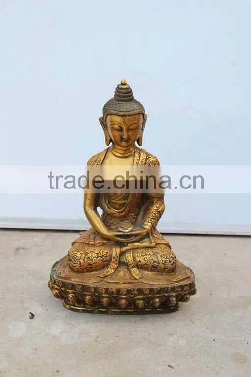 old bronze buddha