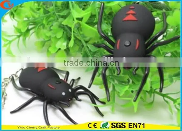 High Quality Promotional Cute Assorted Animal Sound Led Keychain