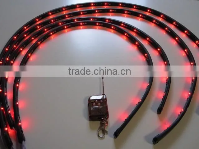 LED Undercar Underbody Underglow Kit Neon Strip Car Body Glow Light