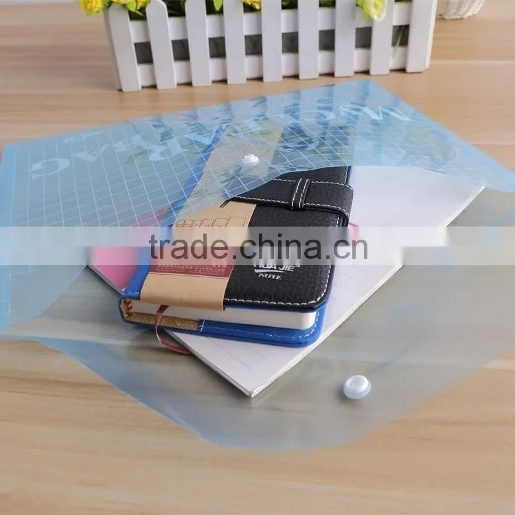 PP stationery clear plasti envelope file folder
