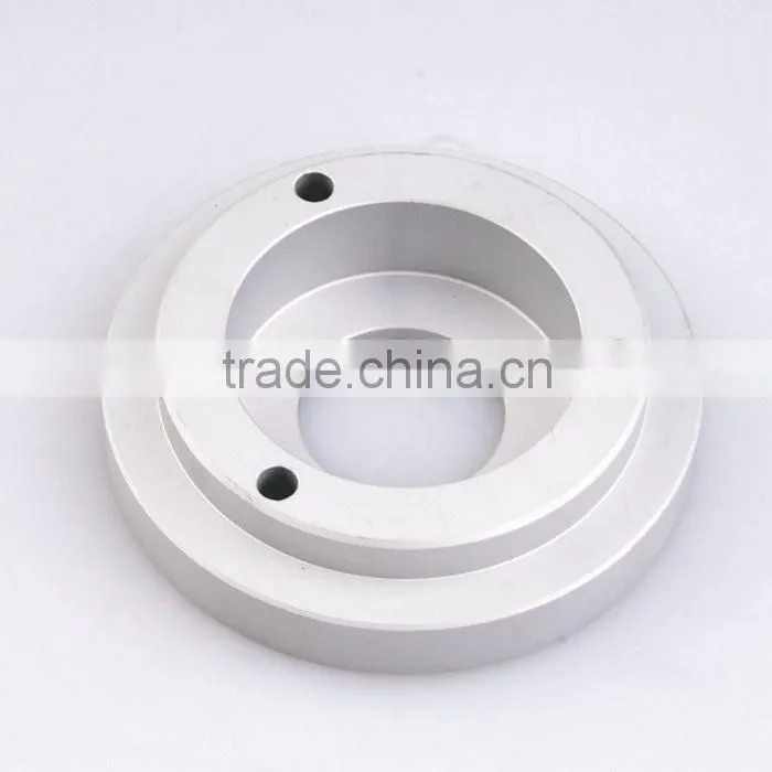 CNC Production Lines Steel Fabrication Company Silver CNC Machining Aluminium Parts