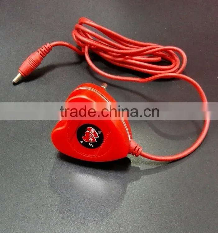 Loving heart mobile charger special for wholesale wall charger travel charger 600ma 1A
