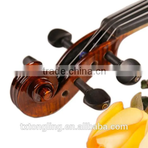 (TL004-3) High Quality Flamed Violin Painted Violins 4/4, 3/4