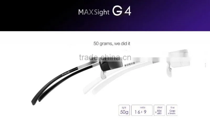 98'' LCD display 1080P high Resolution Android System virtual display 3d video glasses