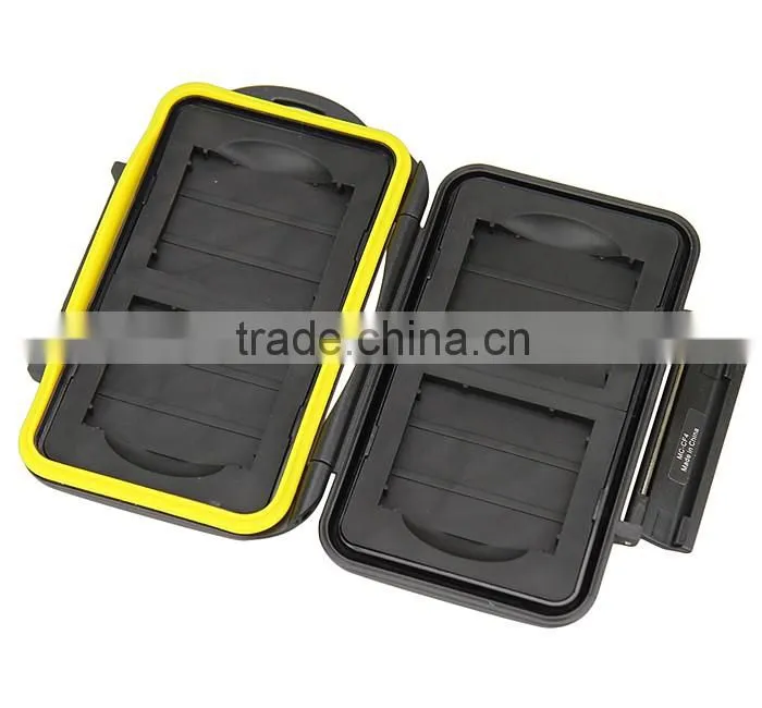 JJCWaterproof Holder Storage Memory Card Case Carrying Case Holder Box Protector for 4 CF cards