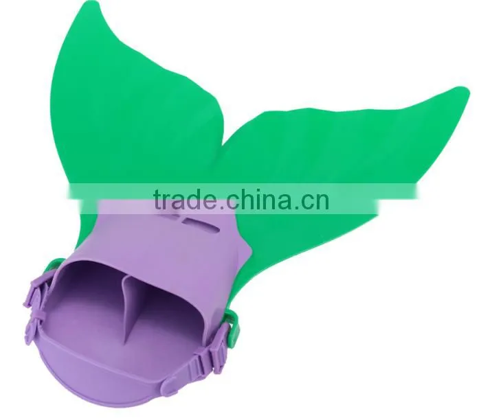 Kid Children Swimming Fins Training Flipper Mermaid Swim Fin Swimming Foot Flipper Diving Feet Tail Monofin