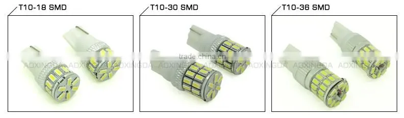 10W 3014 30 LED T10 W5W 194 CANBUS LED bulb