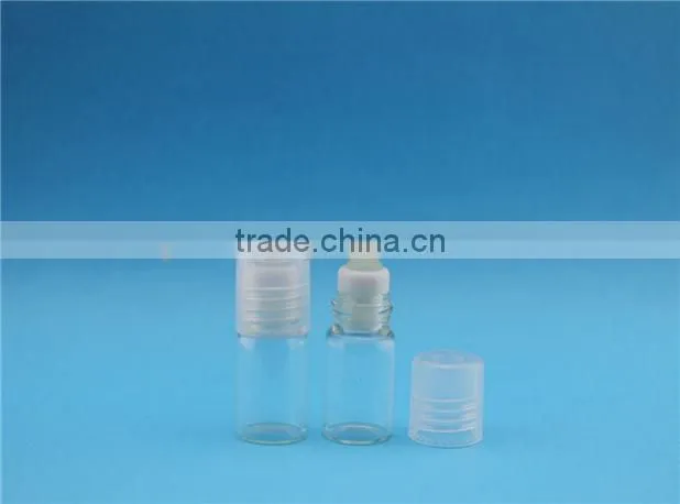 Wholesale High quality roll on glass bottle, 1ml glass roll on bottle