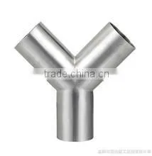 Seamless Y Tee Sanitary Fitting Stainless Steel Pipe Fitting