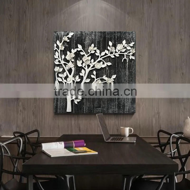 2016 Popular Summer Flower Scenery Modern Canvas Oil Painting