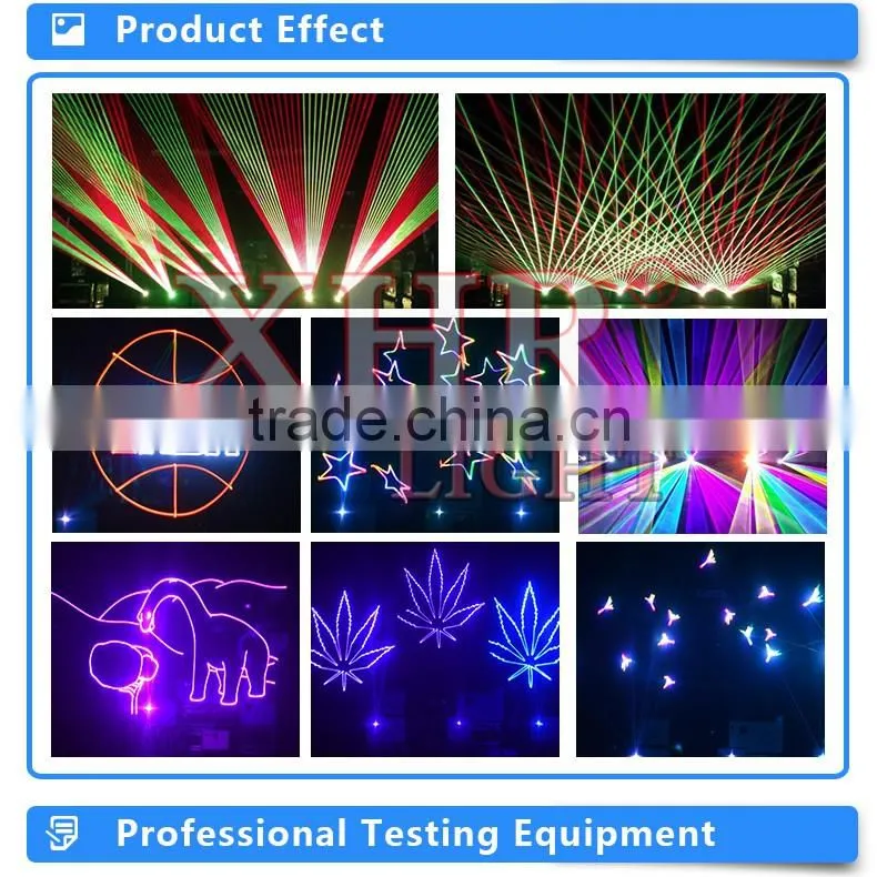 XHR 8 watts animation laser projector,rgb laser light show projectors