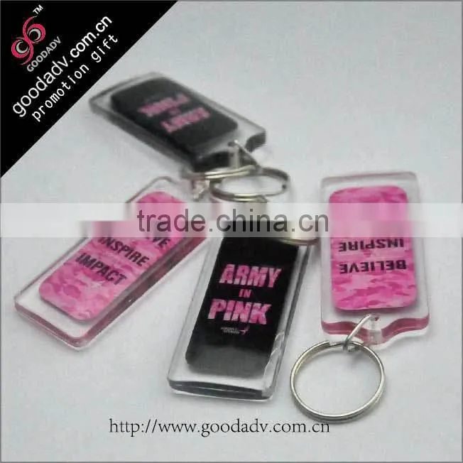 Goodadv decoration factory custom keychain acrylic
