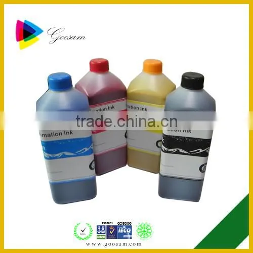 Factory supply sublimation inkjet ink for epson for Cotton Fabric/Mug/Leather/PVC/pottery and porcelain printing