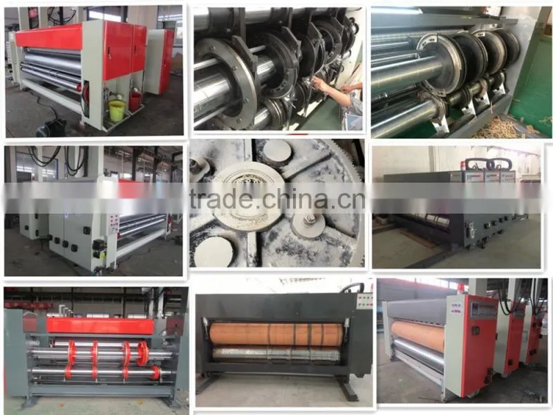 Automatic corrugated carboard carton box making machine prices