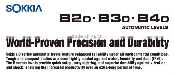 Original sokkia B20 Automatic level