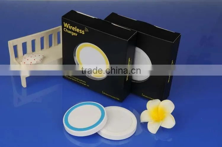 Cute around hot selling cheapest QI wireless charger pad for universal smart phone