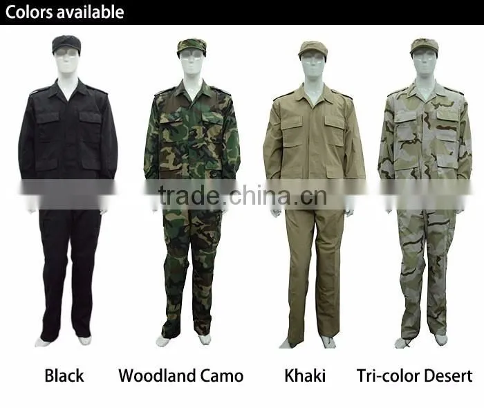 polygon desert camo polyester/ cotton african military uniform
