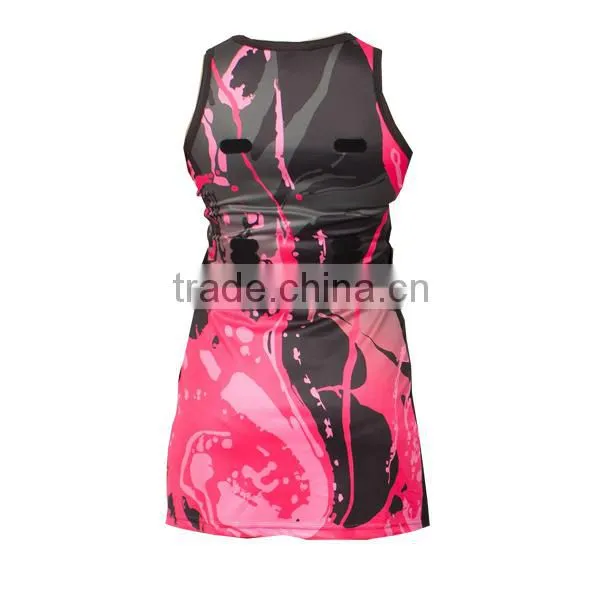 Full sublimation netball dress for school or club team