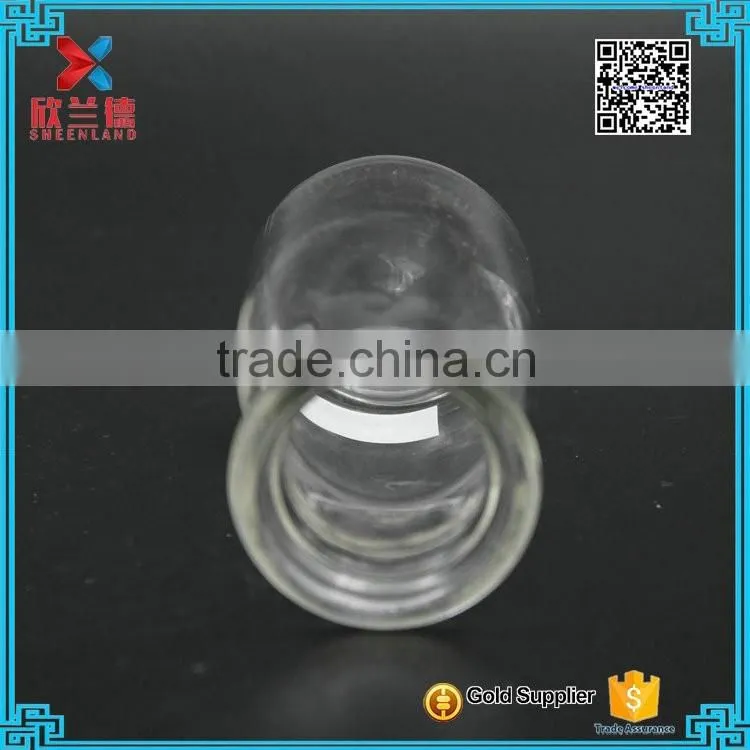 100ml Mini Glass Milk pudding Jars Wholesales With Plastic Cap factory price