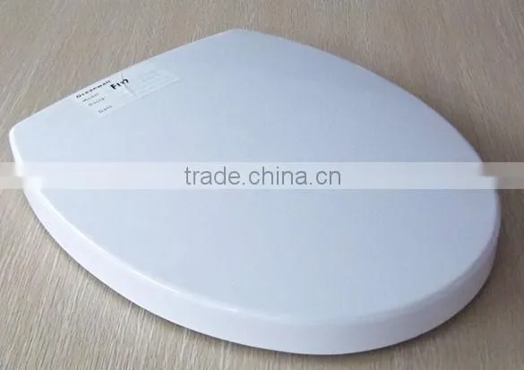 Toilet seat with soft close stainless steel hinge for portable wc for EU market