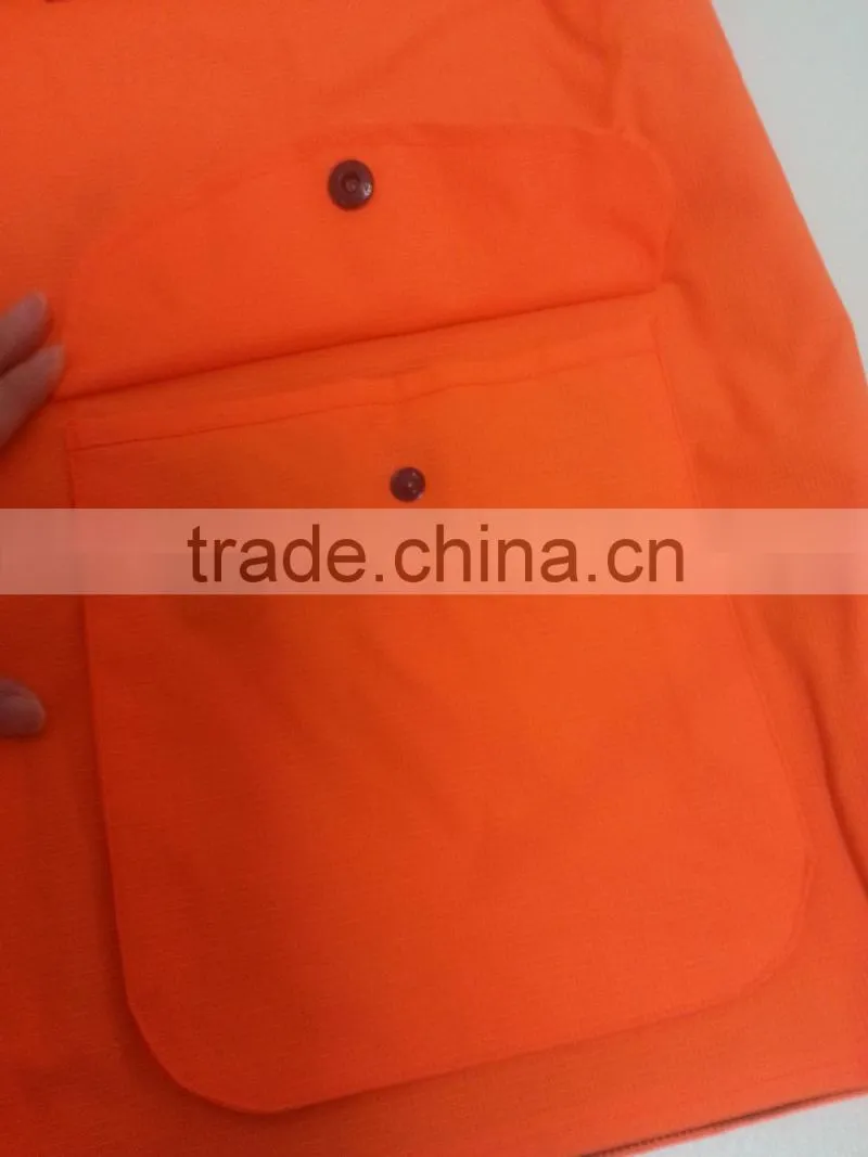Winter waterproof breathable orange hunting vest