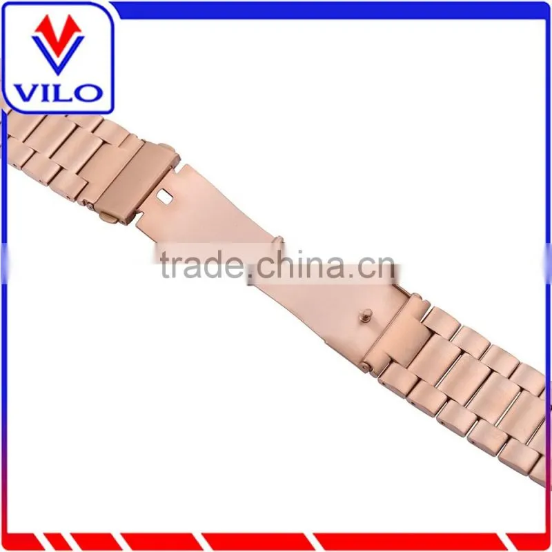 Stainless Steel Metal Wristband HOCO Stainless Steel Watch Strap Classic Buckle Adapter Watch Band for Apple Watch